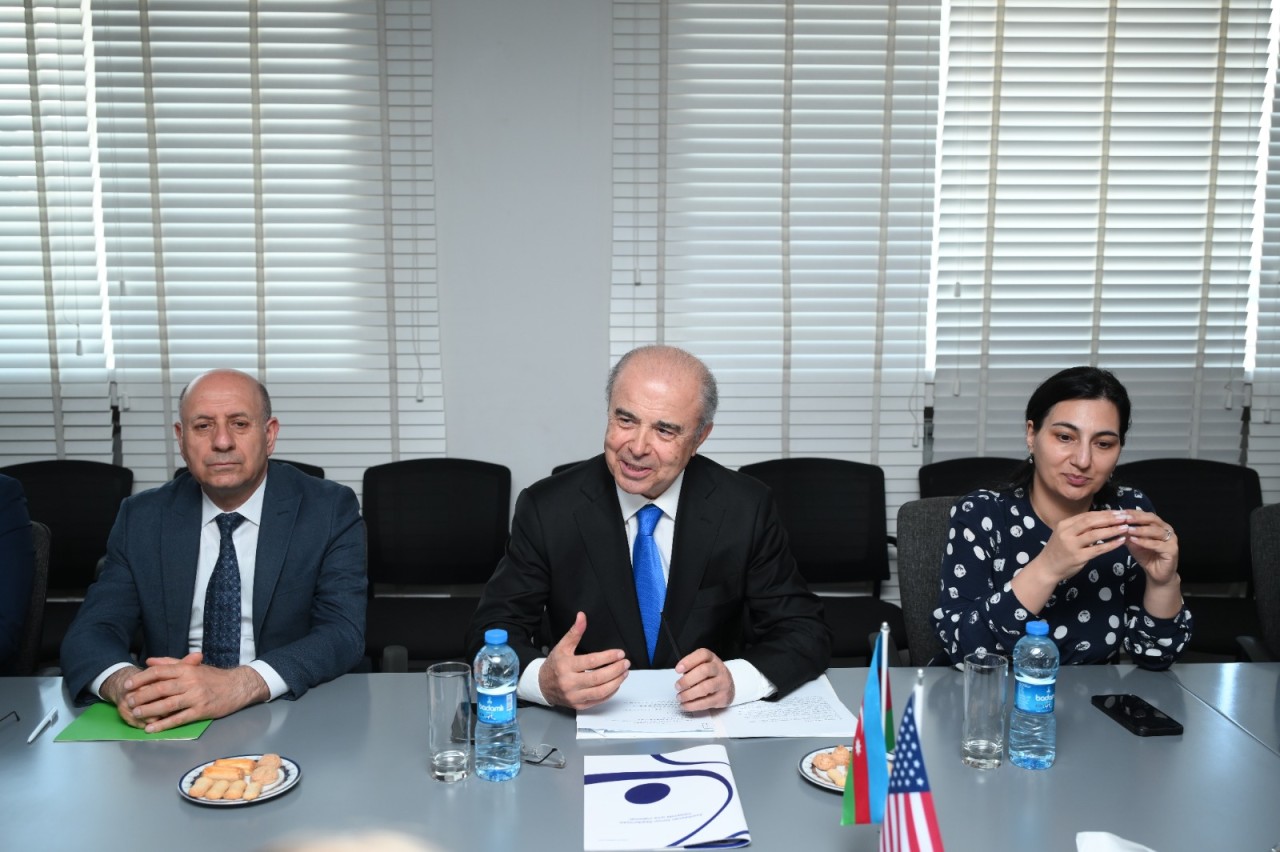 ASA-da amerikalı nümayəndə heyəti ilə görüş oldu - FOTOLAR